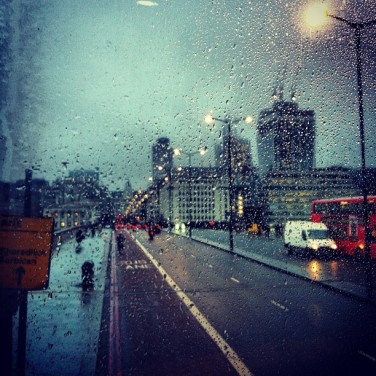 Abstract - London Bridge Rain